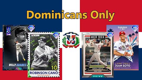 Dominican Players Only: MLB The Show 22 Diamond Dynasty