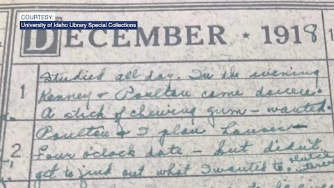 Journal details one Idahoan's experience through 1918 flu pandemic