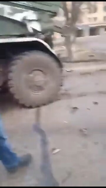 Two destroyed Russian "Grad" in the Kharkov region