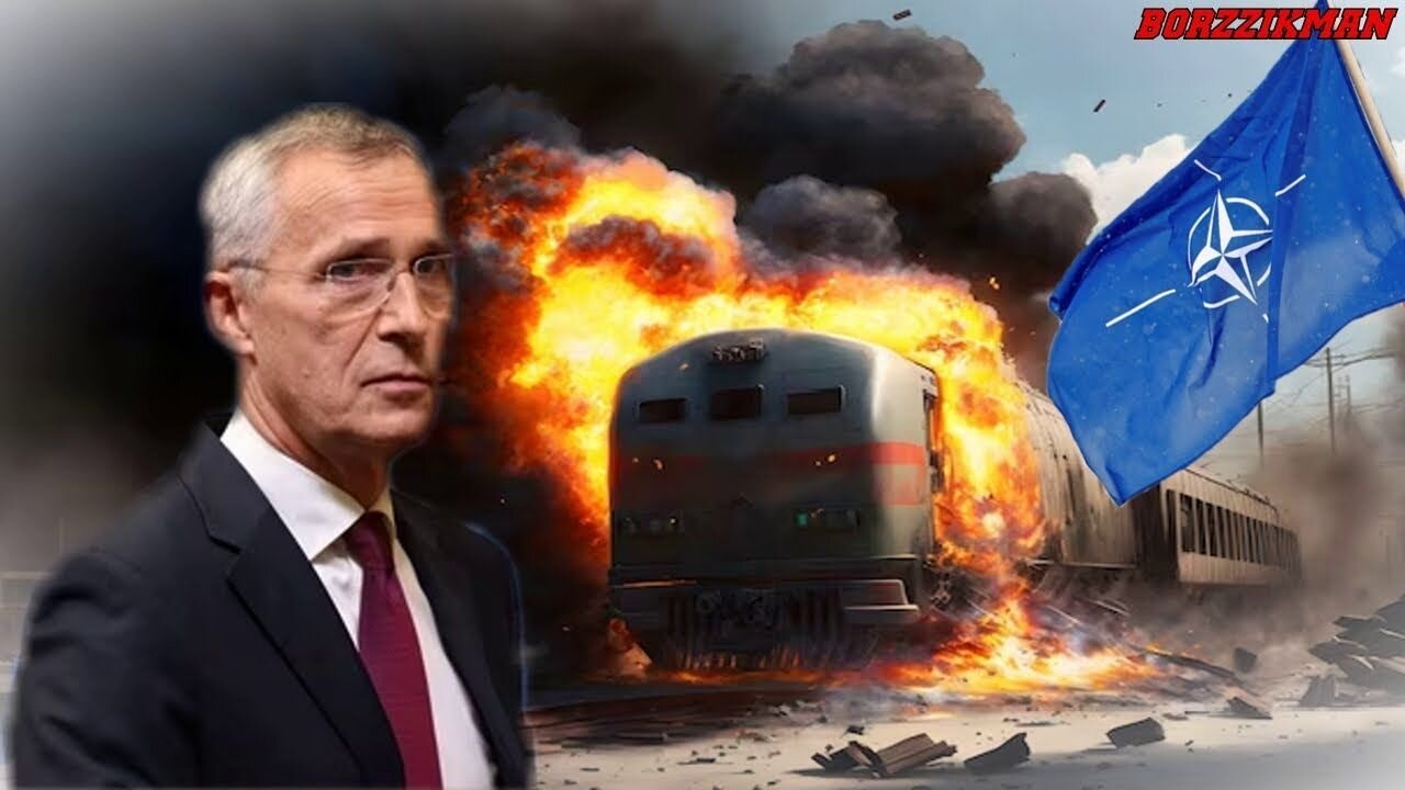 Stoltenberg Turned PALE: Russia Destroyed NATO Military Train With Military Cargo In DNIPROPETROVSK