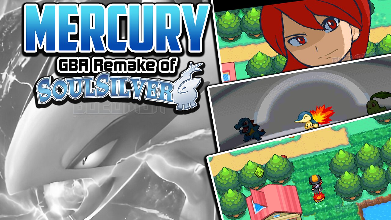 Pokemon Mercury - GBA ROM Hack Soul Silver Remake YOU MUST PLAY if you like Pokemon Soul Silver 2023