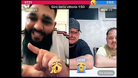 George Pian și Ion Izoleta pe live TikTok la provocări