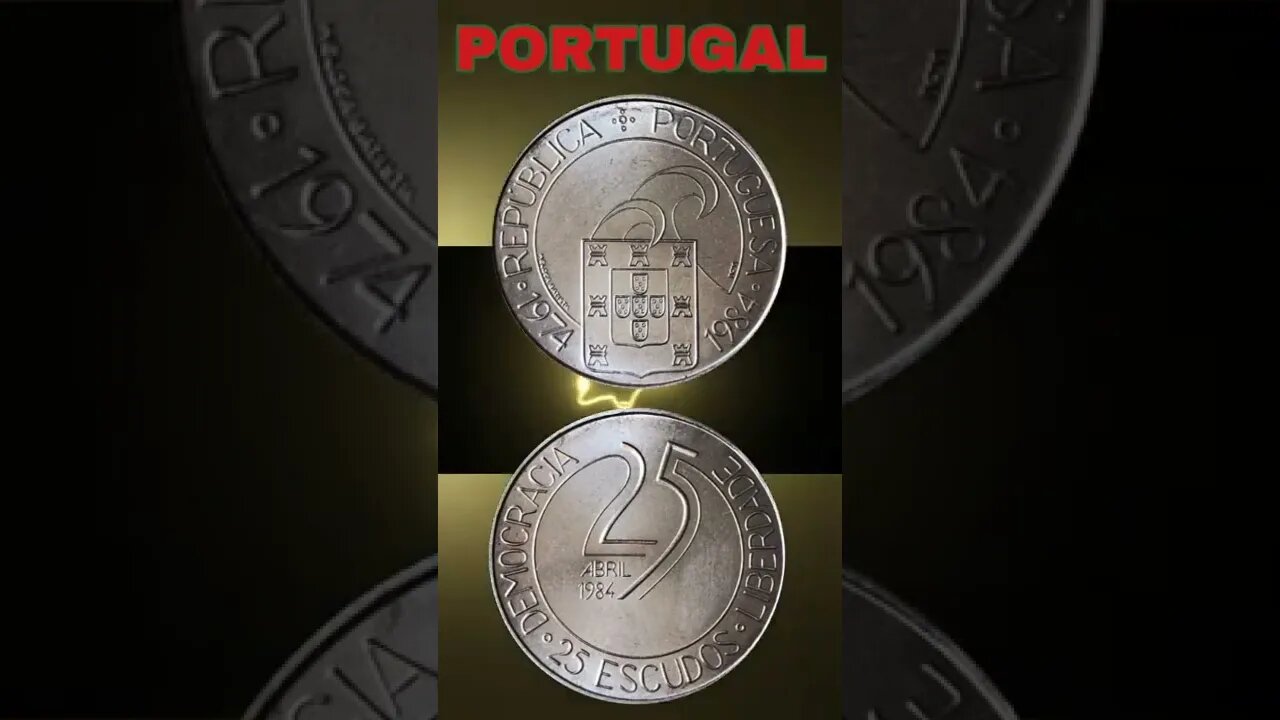 Portugal 25 Escudos 1984.#shorts #coinnotesz
