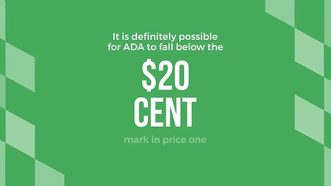 Will the Cardano crash hit a price of 10 cents?
