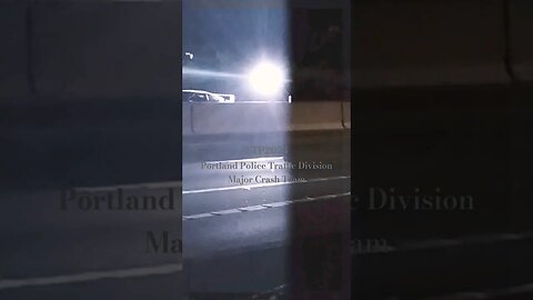 Portland Police Traffic Division Major Crash Team