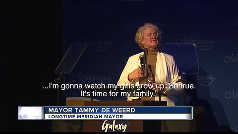 Meridian Mayor de Weerd announces she will not run again