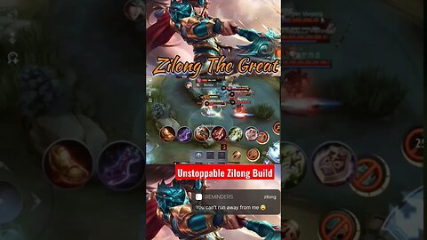 Best Zilong Build!! You can't run from Me! #razimaruyama #mobilelegend #zilong #bestbuildzilong