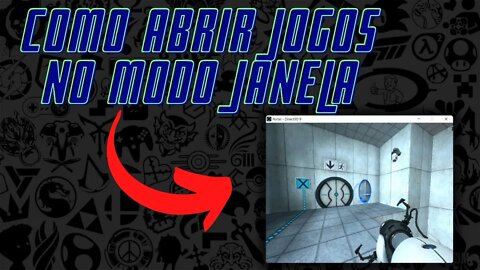 COMO ABRIR JOGOS NO MODO JANELA