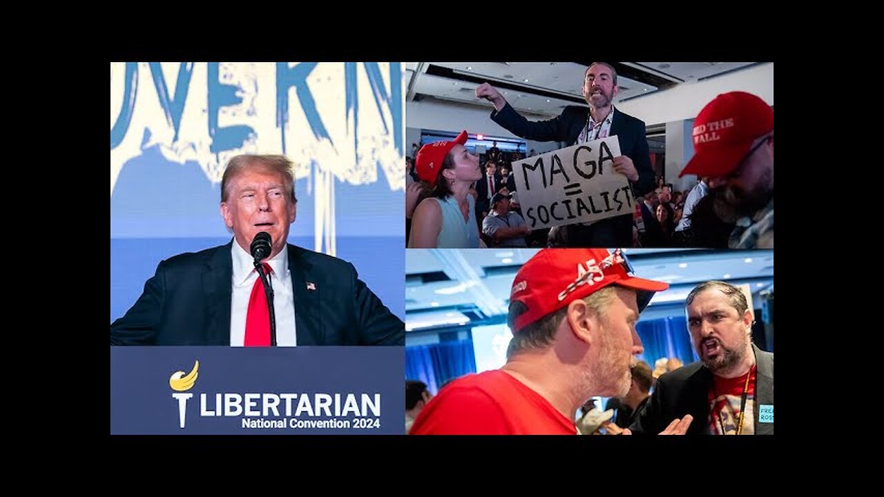 WATCH: Libertarians react to Donald Trump's speech at their convention