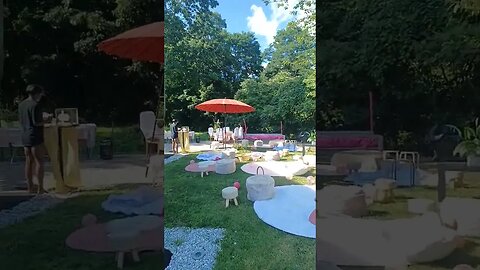 setting up for shay's party