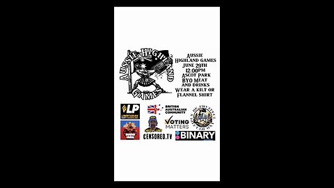 🇦🇺AUSSIE HIGHLAND GAMES🏴󠁧󠁢󠁳󠁣󠁴󠁿 Join us on the June 29th Ascot park 12:00