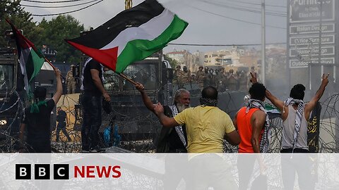 Lebanon protesters outside US embassy in Beirut after Gaza hospital blast - BBC News