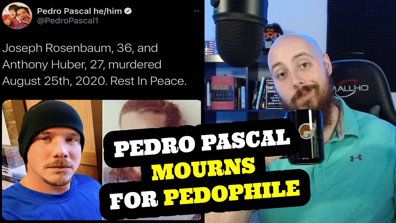 THE MANDALORIAN Pedro Pascal Mourns For Pedophile Shot By Kyle Rittenhouse