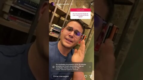 Ícaro de Carvalho | Lula: caso ele ganhe