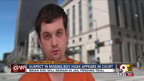 Suspect who pretended to be missing boy appears in court