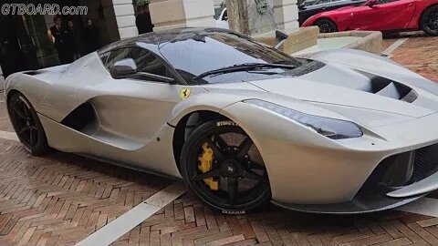 😱Startup LaFerrari Bianco Italia in Monte Carlo, Monaco 🏁👏💖