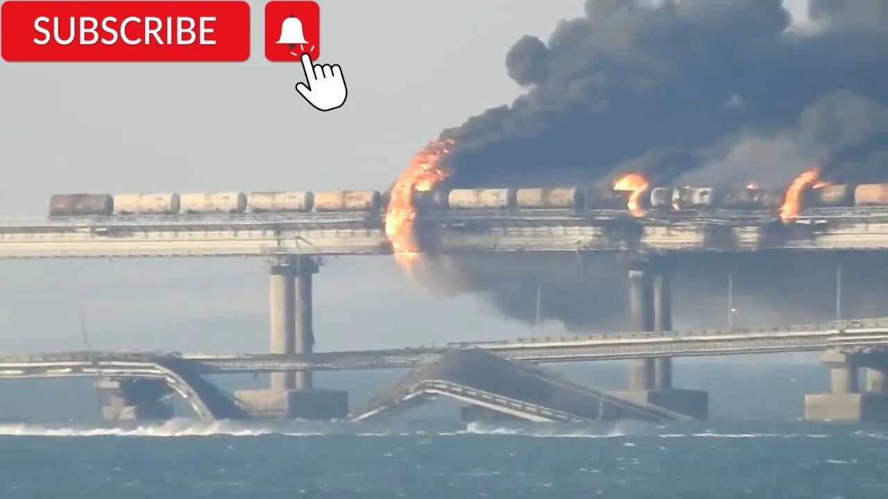 Baza says she reported a fire and explosions in the railway section of the Crimean Bridge!