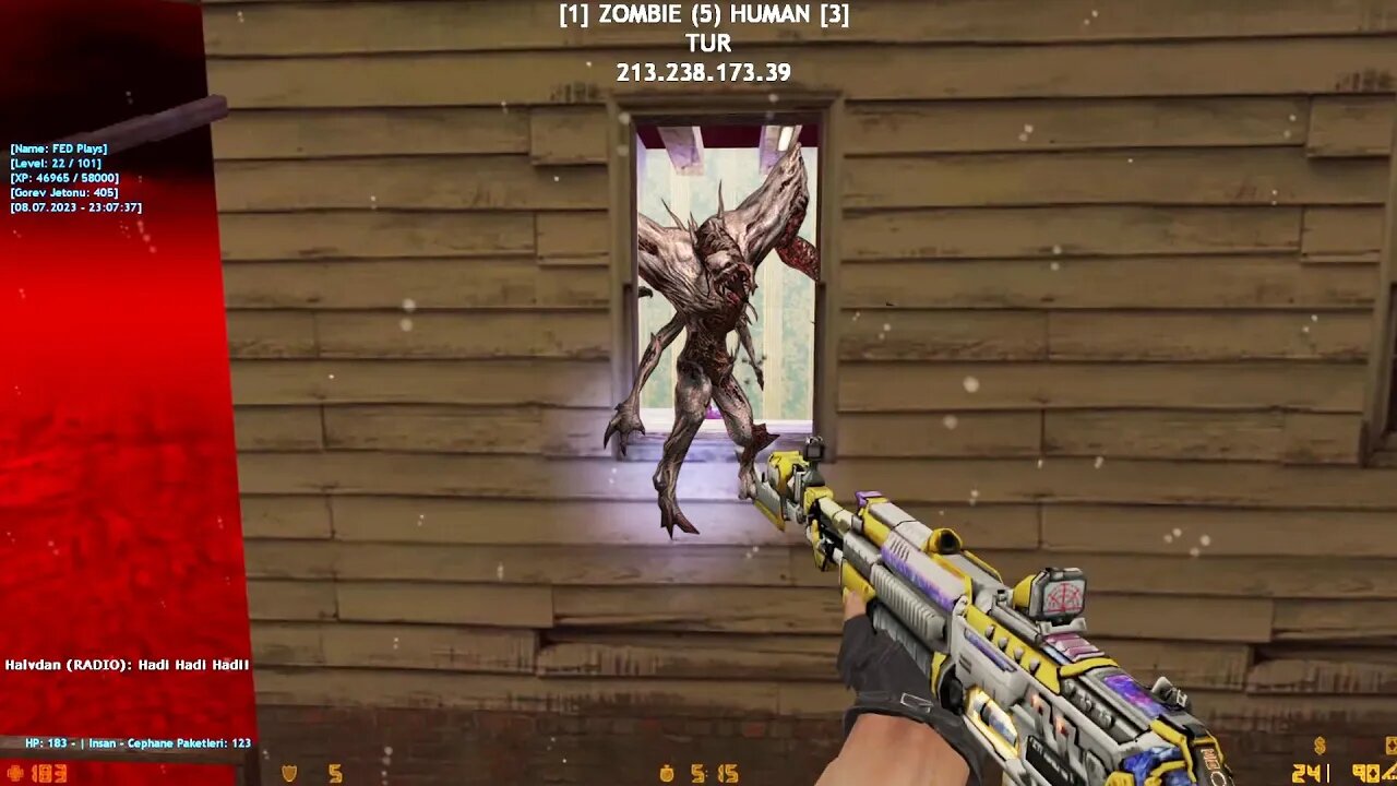 Counter-Strike: Zombie Escape Mod - ze_bloodharvrest_l4d_b4s