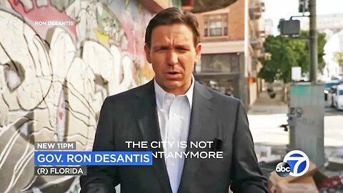Disoriented DeSantis does bizarre photo-op in San Francisco alleyway