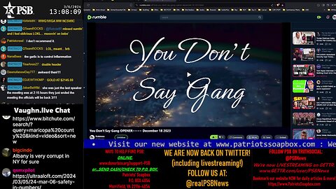 2024-03-06 13:00 EST - You Don't Say Gang :