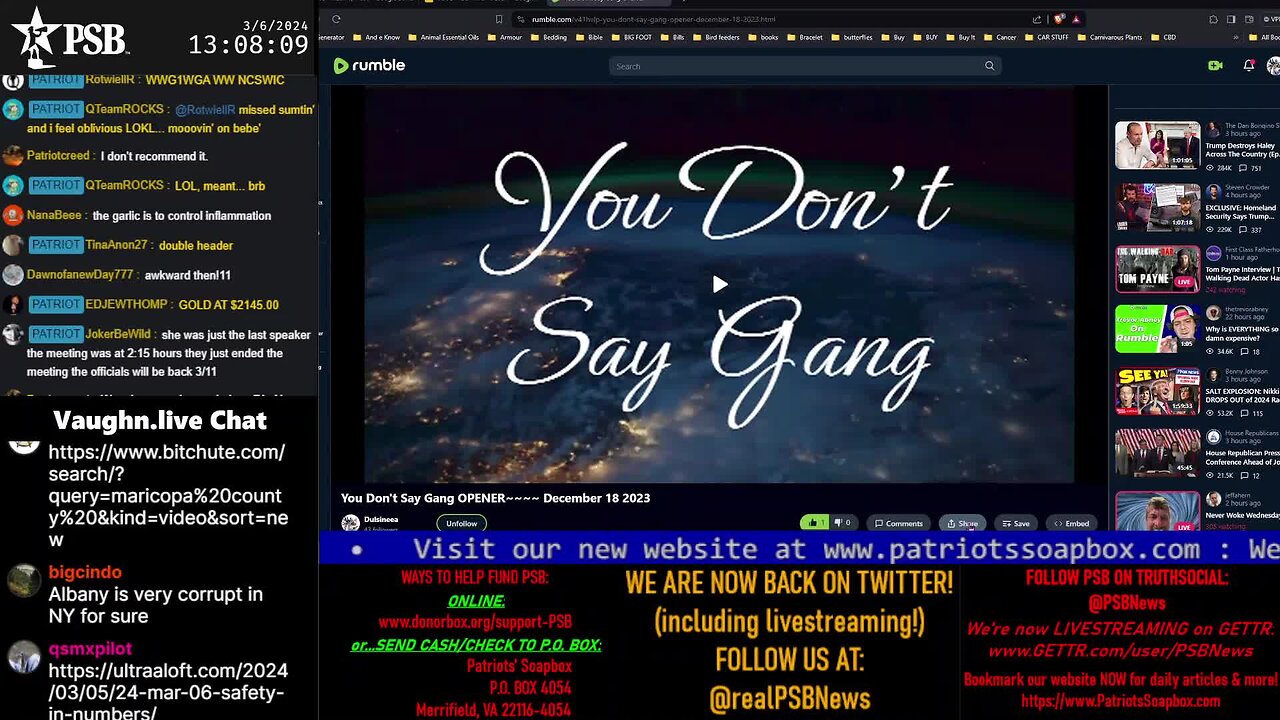 2024-03-06 13:00 EST - You Don't Say Gang :