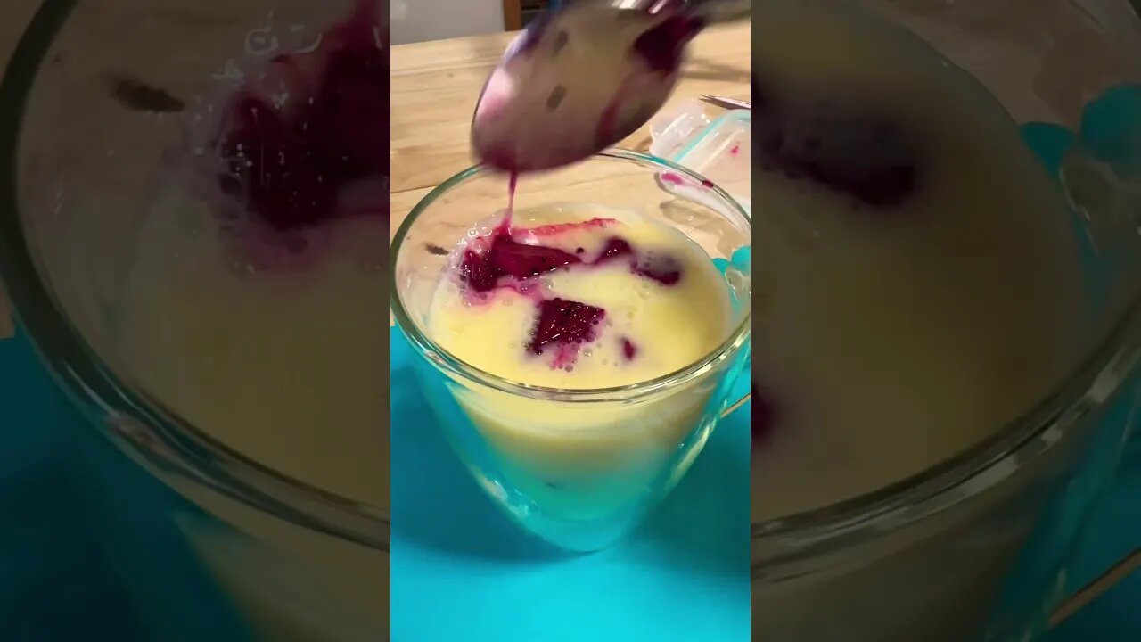 Pineapple Juice with Dragonfruit #shorts