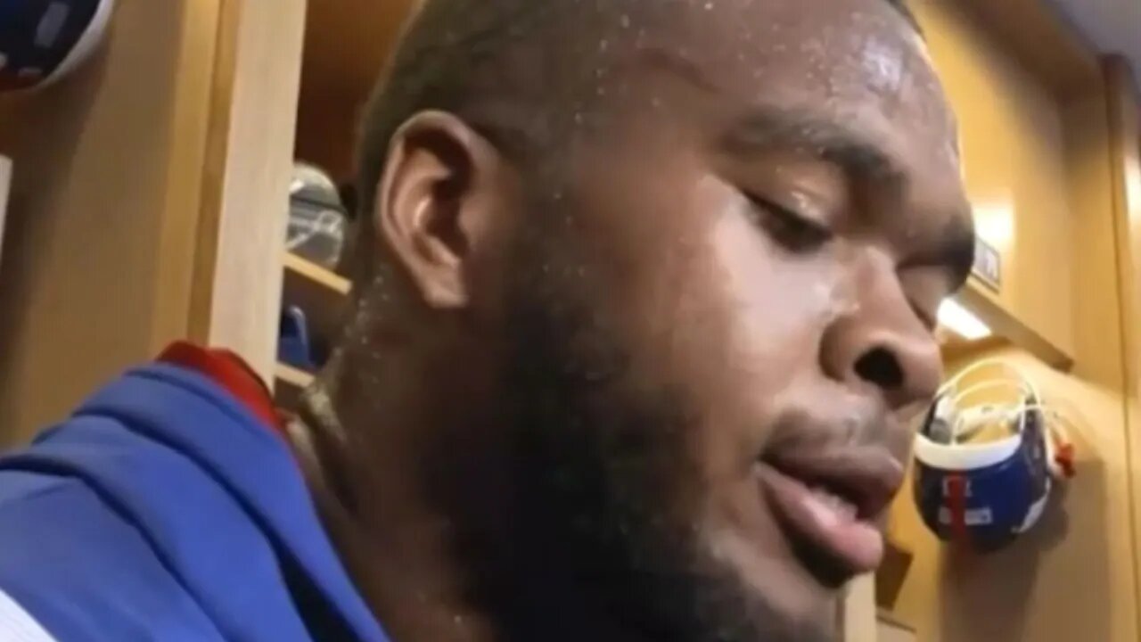 Evan Neal With The Perfect Answer About Going Against Micah Parsons | Giants