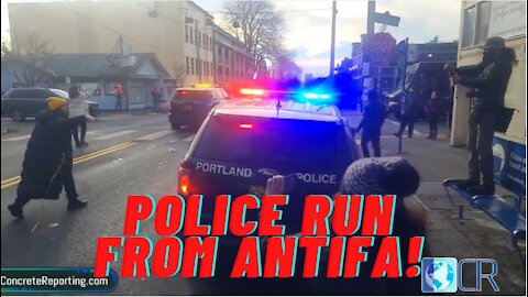 Antifa Run Off Police From "Red House Autonomous Zone" In Portland!