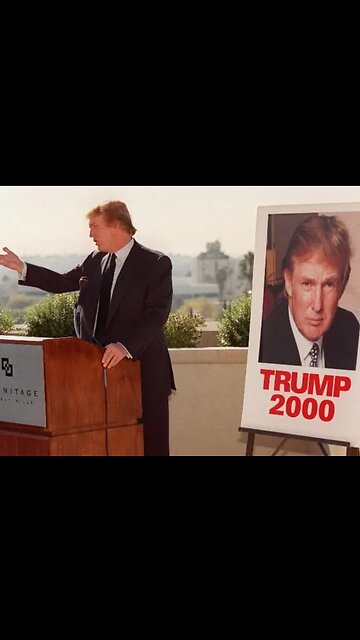 Remember the first time Donald Trump Ran for President in 2000? (1min Short)