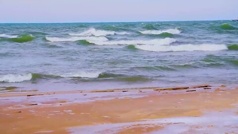 Sounds of the Blue Water Waves at The Beach | 8 Hour Video