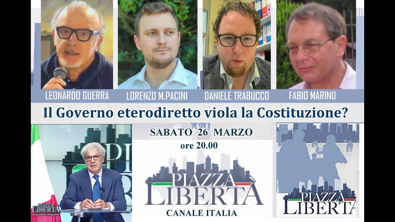 PIAZZA LIBERTA’ – Il Governo eterodiretto viola la Costituzione?