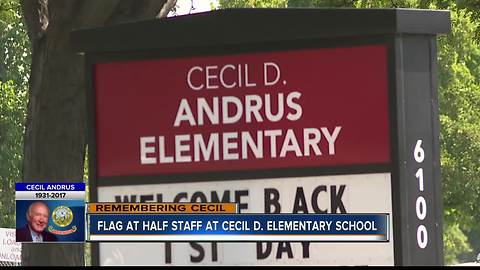 Andrus remembered for commitment to education