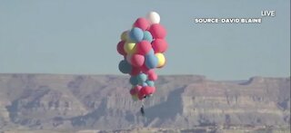 David Blaine pulls another dangerous stunt