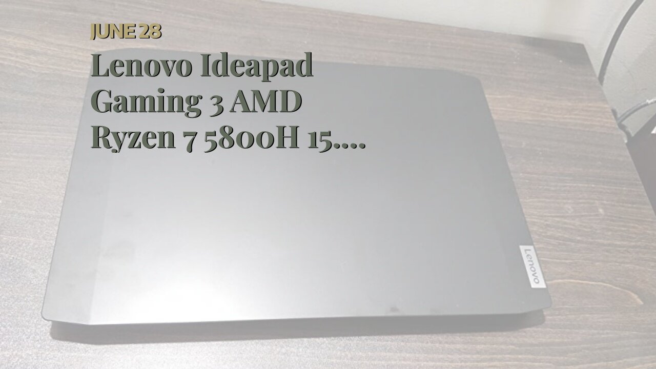 Lenovo Ideapad Gaming 3 AMD Ryzen 7 5800H 15.6" (39.62cm) FHD IPS Gaming Laptop (16GB512GB SSD...
