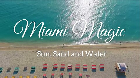 Miami Beach Cinematic Drone Video: A Bird's Eye View of Paradise