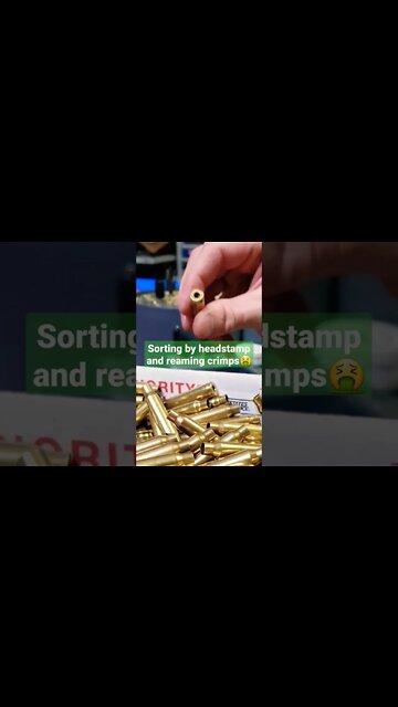 Sorting 223/5.56 Brass By Headstamps While Reaming Out The Military Crimped Primer Pockets