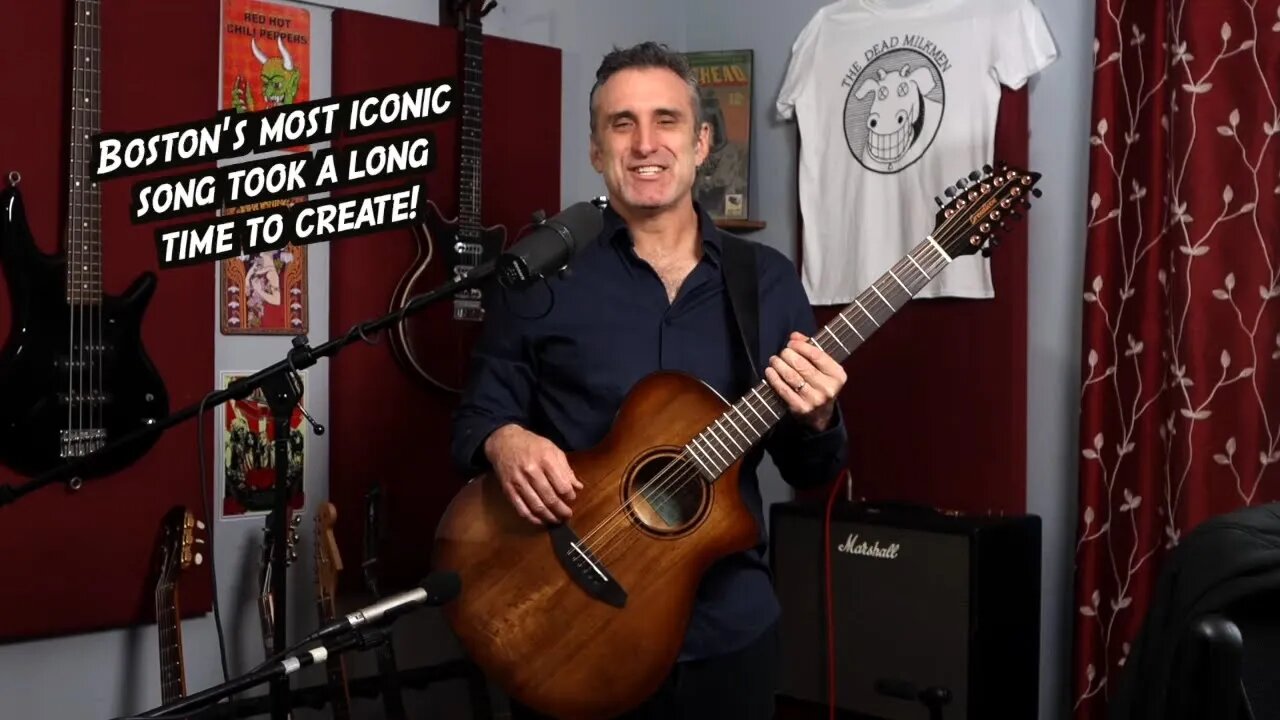 More than a feeling(Boston)12 string guitar tutorial With guitar tabs