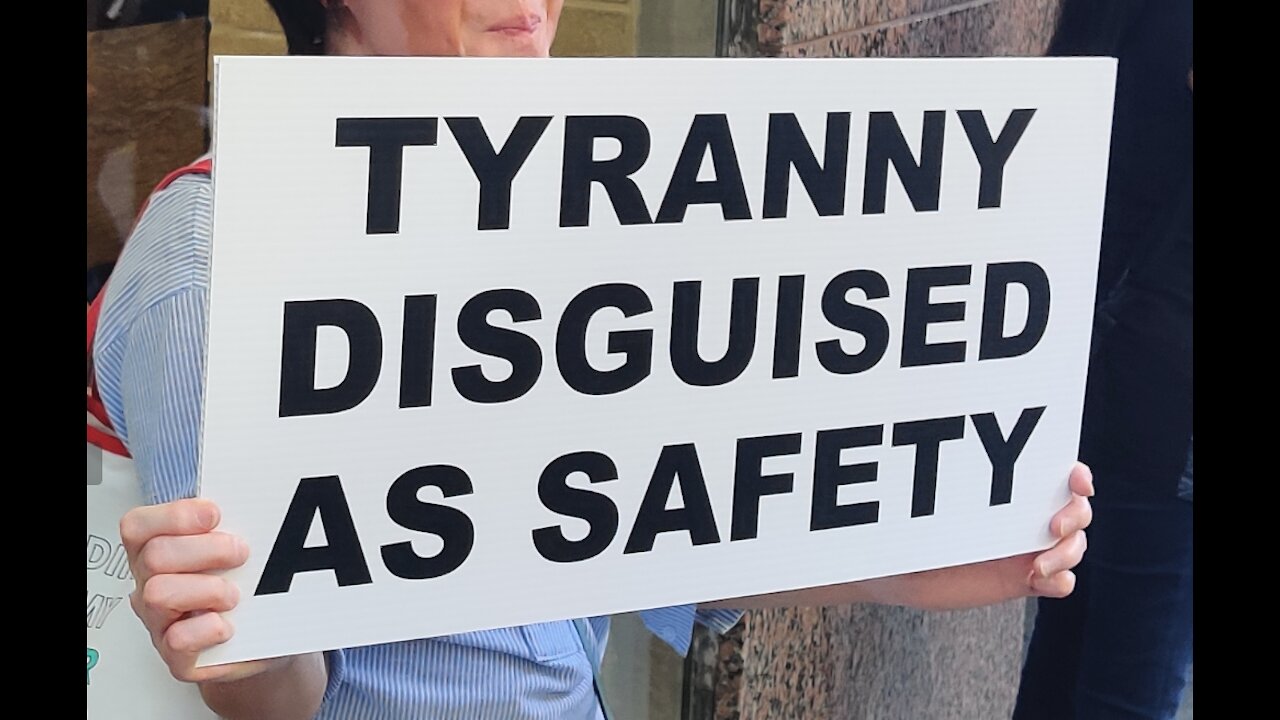 Protest against lockdowns, masks, vaccine mandates and passports - Toronto, ON - September 18, 2021