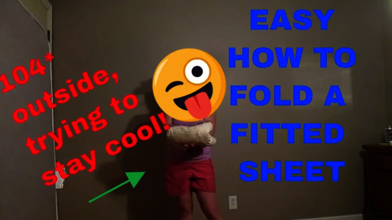 How To Fold A Fitted Sheet-EASY