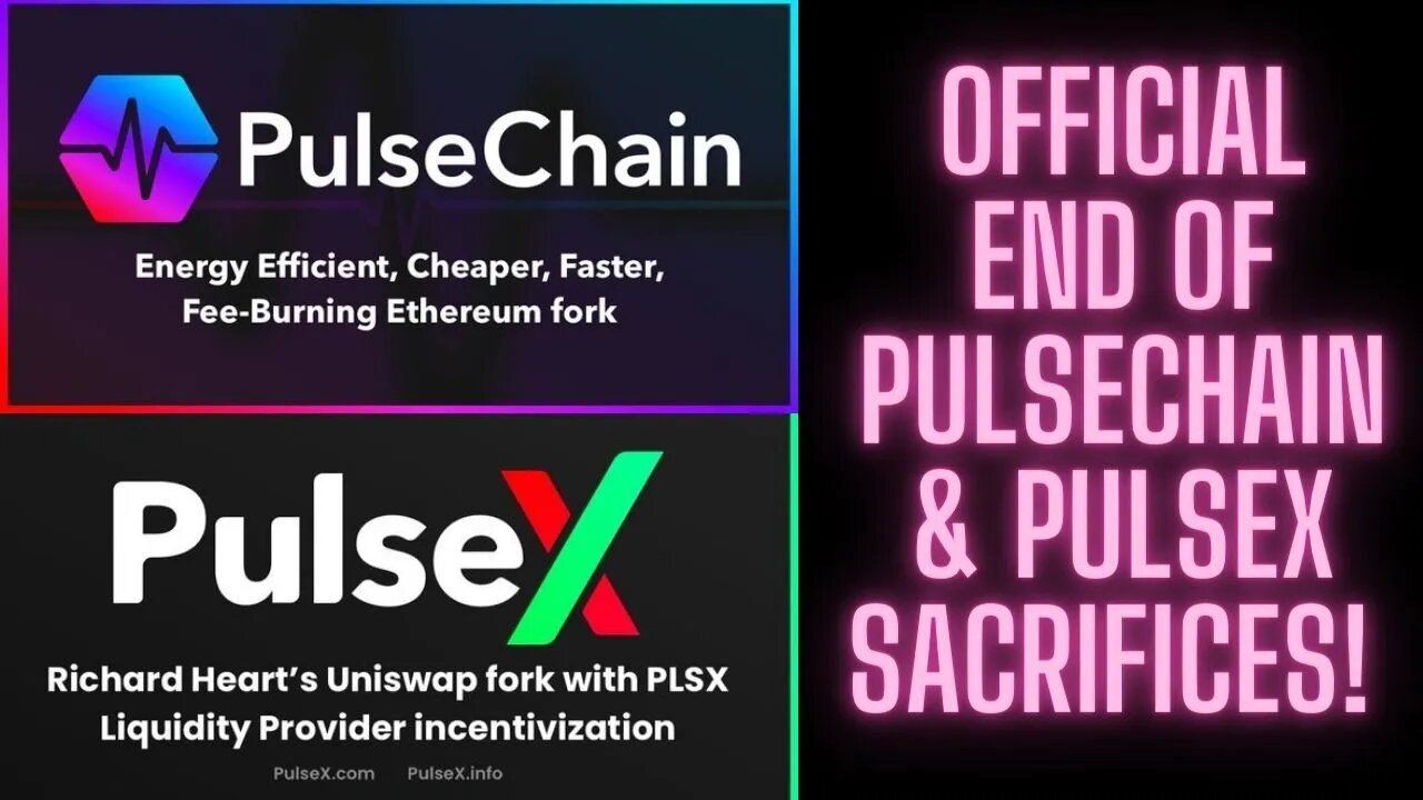 Official End of PulseChain & PulseX Sacs! Hex & Hedron Price Charts! Community Hangout & Chat!