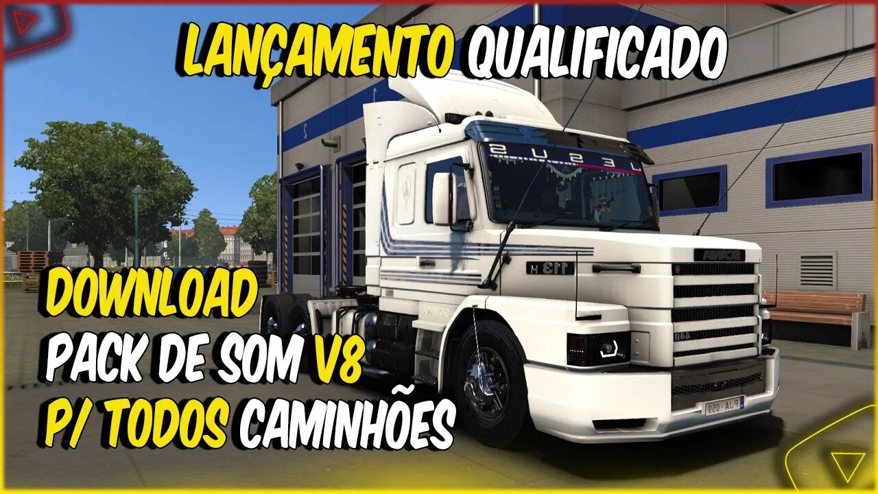 PACK DE SOM V8 PARA EURO TRUCK SIMULATOR 2 - TODOS CAMINHÕES SCS E MODS CONFIRA