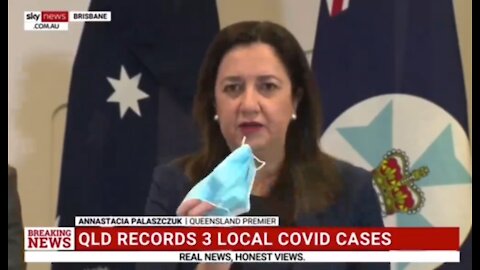 Queensland Premier: Masks will be required till EVERYONE gets the "vaccine"