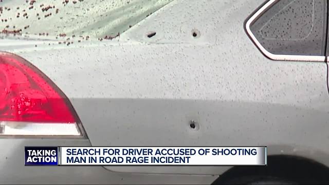 Person shot in shoulder during road rage incident in Warren