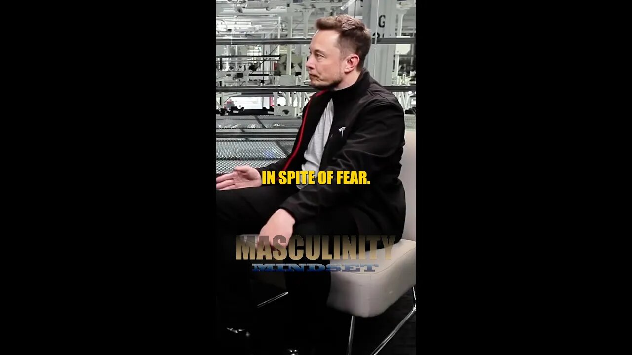 Elon Musk On How He Deals With Fear #shorts