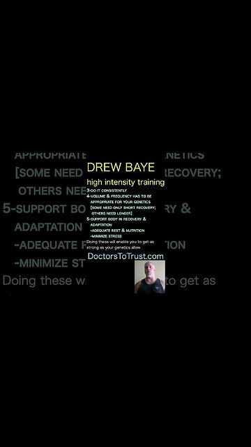 Drew Baye. 5 keys to effective training