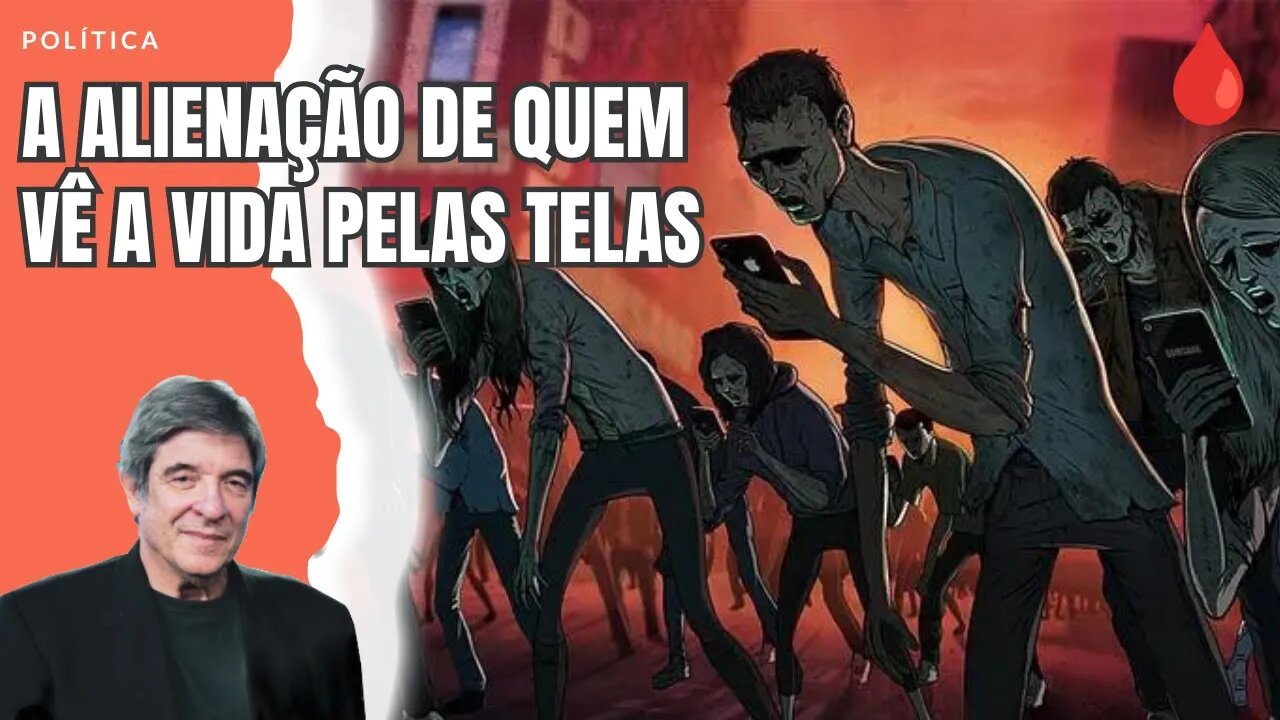 A ALIENAÇÃO DE QUEM VÊ A VIDA PELAS TELAS
