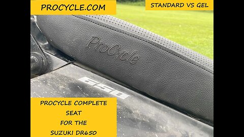 ProCycle Complete Seat for the Suzuki DR650 - Standard Saddleman Seat