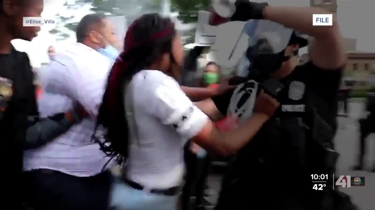 KCPD officer charged with assault for pepper spraying juvenile during protests last May