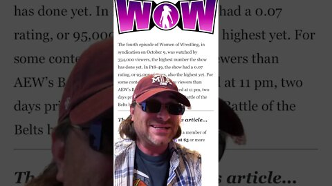 Women of Wrestling doing good numbers! #wow #wrestlingnews