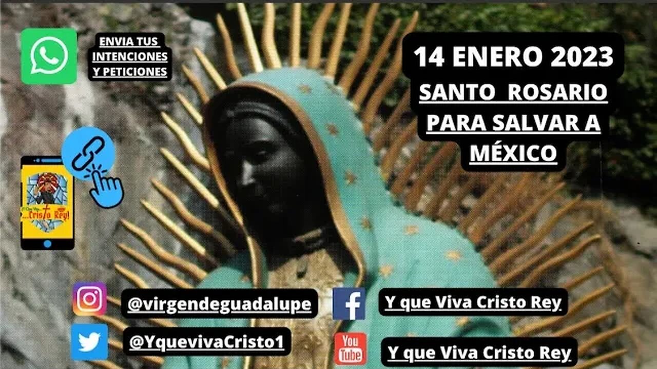 ROSARIO PARA SALVAR A MÉXICO: VIVA CRISTO REY #Rosario #rosariohoy #ROSARIO #vivacristorey #iglesia